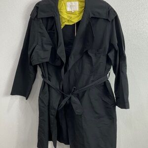 Maje Black Women's Trench Coat Size 2